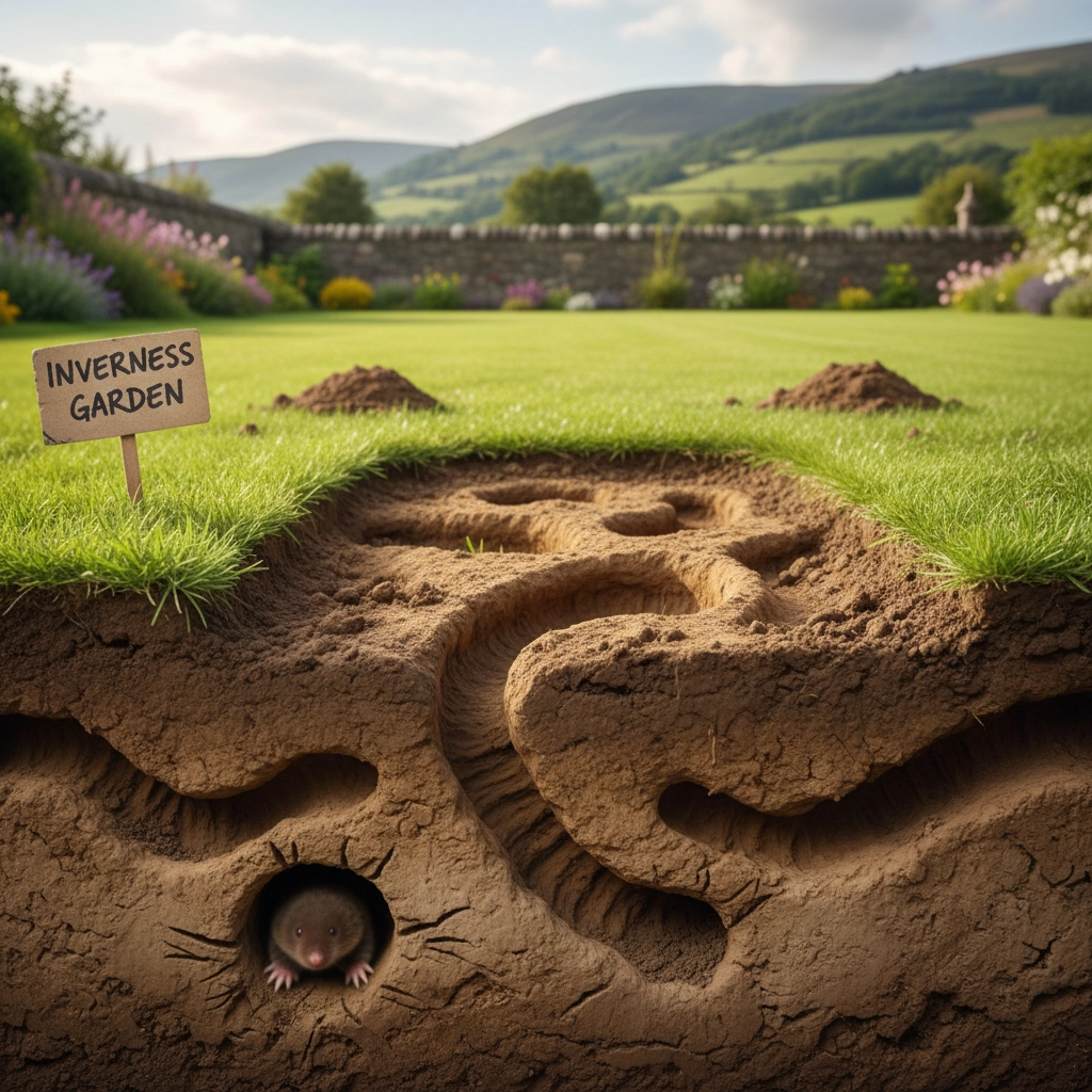 How Deep Do Moles Really Dig? The Underground Truth About Mole Tunnels in Your Inverness Garden
