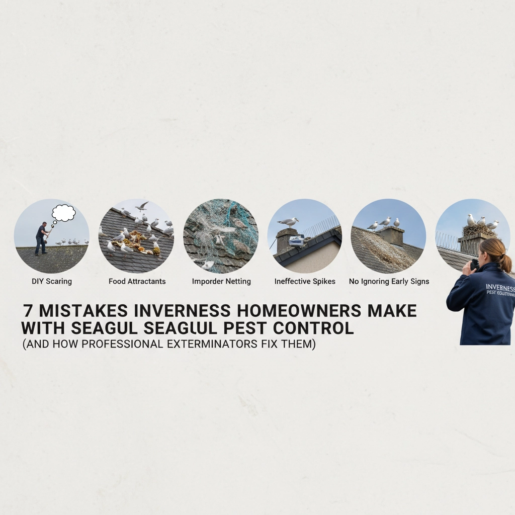 7 Mistakes Inverness Homeowners Make with Seagull Pest Control (And How Professional Exterminators Fix Them)