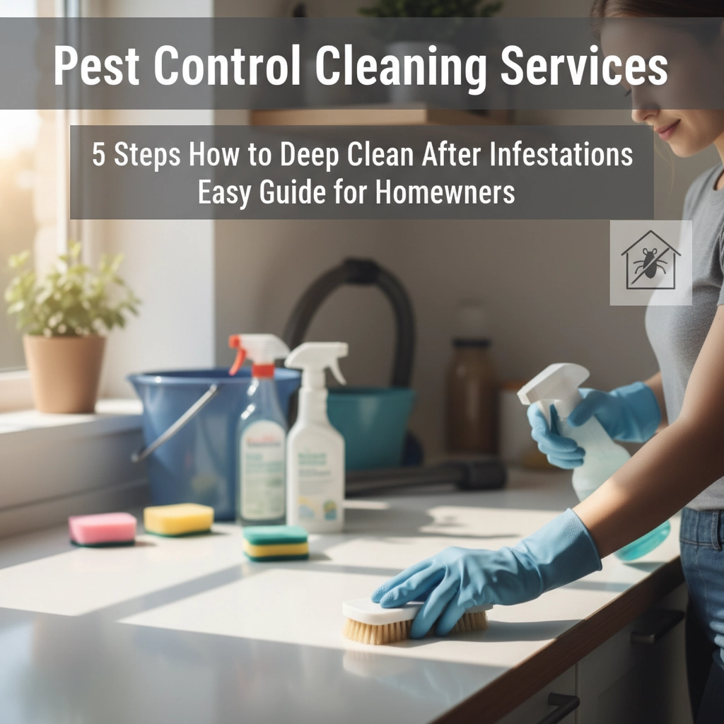 Pest Control Cleaning Services: 5 Steps How to Deep Clean After Infestations (Easy Guide for Homeowners)